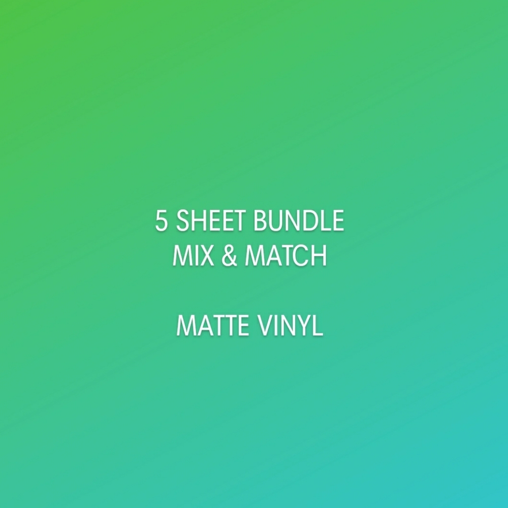 5 Sheet Mix & Match Bundle / Vinyl [Price Firm]